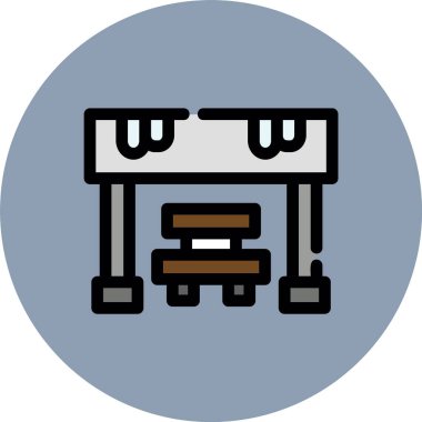 Kişisel ve kişisel kullanım için vektör yapısı ve kişisel simge