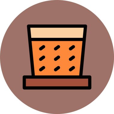 Bira ikonu. özet vektör illüstrasyonu