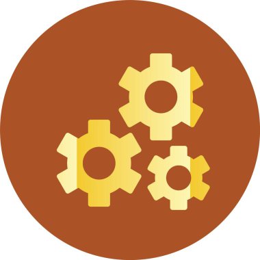 dişli simgesi vektör illüstrasyonu