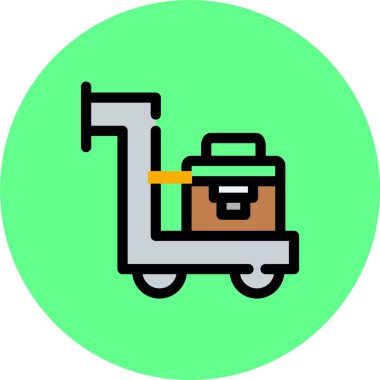 Araç simgesi, vektör illüstrasyonu