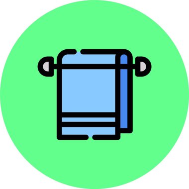 Çanta simgesinin vektör illüstrasyonu