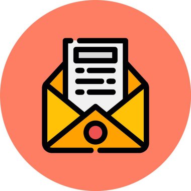 E- posta simgesi içeren zarf, özet biçimi