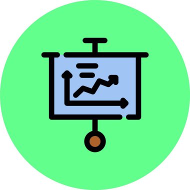 Çizelge. Web simgesi basit illüstrasyon