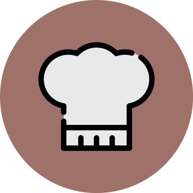 Chef şapka vektör çizim