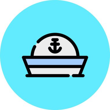 Eşsiz yolcu gemisi vektör simgesi