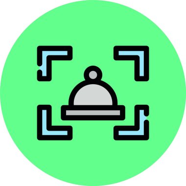 vektör çan simgesi, vektör illüstrasyonu