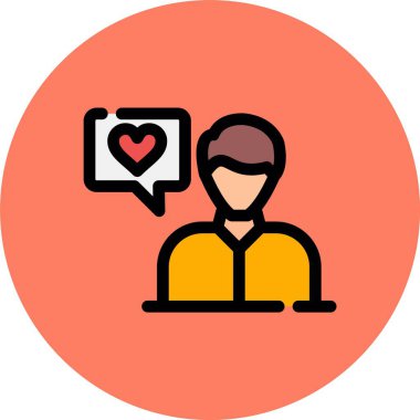 Vektör Adam Simgesi illüstrasyonu