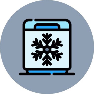 Projeniz için vektör kar tanesi simgesi