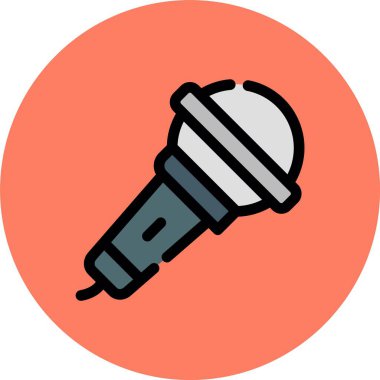 mikrofon vektör simge tasarlamak