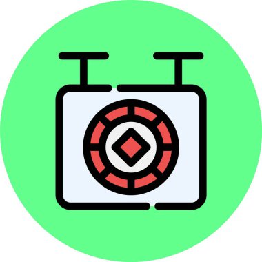 Kamera simge vektör işareti