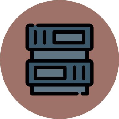 Modern simgenin vektör illüstrasyonu