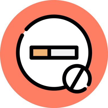 vektör sigara simgesi