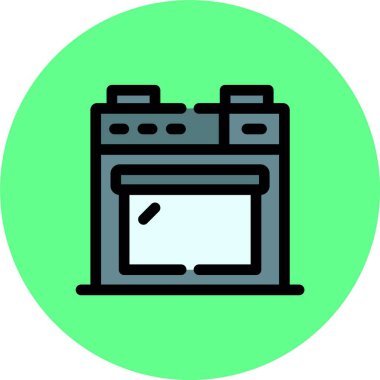 Bir pil simgesinin vektör çizimi