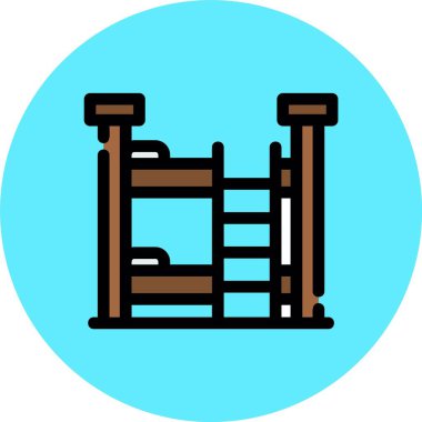 bank doldurulmuş ışık vektör simgesi tasarımı