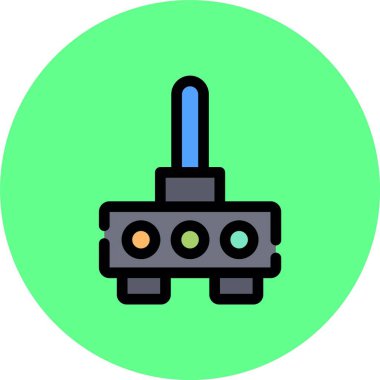 Robot simgesinin vektör illüstrasyonu