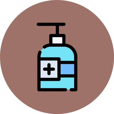 Tıbbi bir simgenin vektör illüstrasyonu