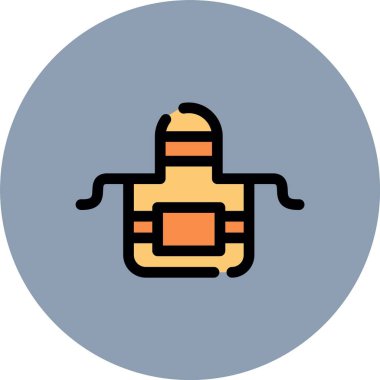 Web Kullanımı için Önlük, Basit Vektör Resimleri