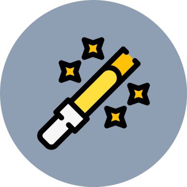 Bir karikatür kaleminin vektör çizimi