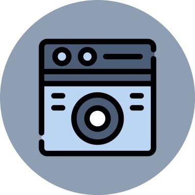 Benzersiz makine vektör simgesi ph simgesi