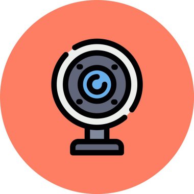 Benzersiz kamera vektör simgesi ph simgesi