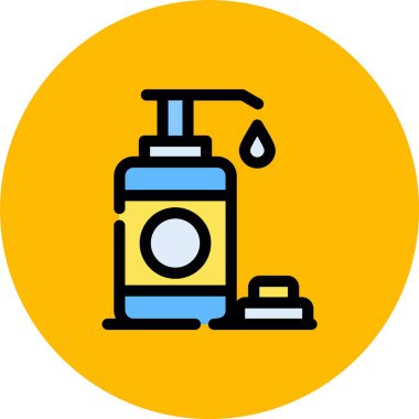 Temizleme simgesinin vektör illüstrasyonu