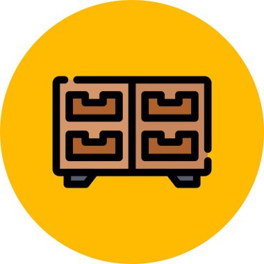 Yiyecek için bir kutunun vektör çizimi