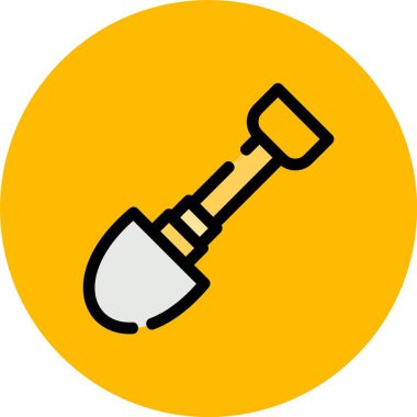 vektör kürek simgesi çizimi