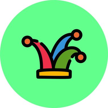 Bir çocuğun karikatür tacının vektör çizimi