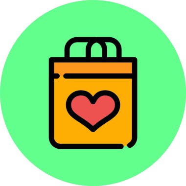 kutu simgesi, vektör illüstrasyonu