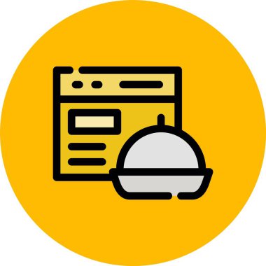 Web simgesi vektör illüstrasyonu