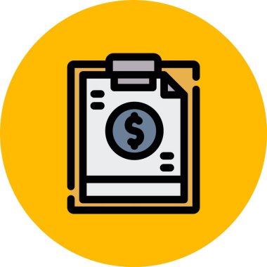 vektör para simgesi illüstrasyonu