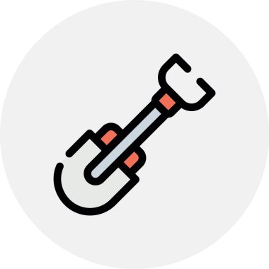 Modern ikon onarım eksikliğinin vektör çizimi