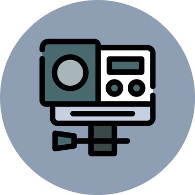 Vektör kamera Simgesi illüstrasyonu