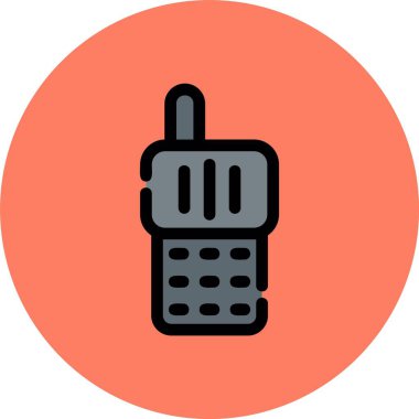 vektör walkie talkie simgesi, vektör, illüstrasyon