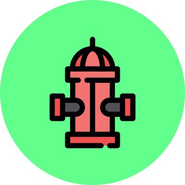 Gaz musluğu ikonu. Web için gaz karınca vektör simgesinin özet çizimi