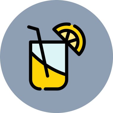 içecek simgesinin vektör illüstrasyonu