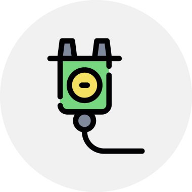 kamera simgesi vektör illüstrasyonu