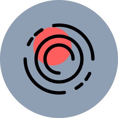 hedef simge, vektör illüstrasyonu