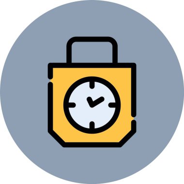 Alarm saat vektör çizimi