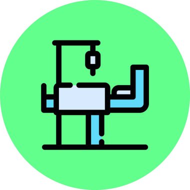 Gaz simgesinin vektör illüstrasyonu