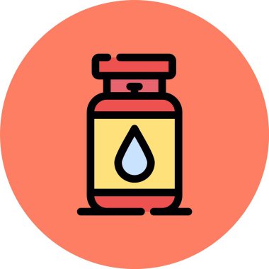 yağ ikonu vektör illüstrasyonu