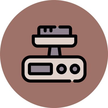 pil simgesi, vektör illüstrasyonu