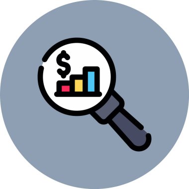 iş vektörü düz renk simgesi