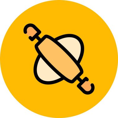 bebek ve daire simgesi, vektör illüstrasyonu