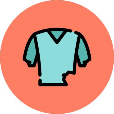 güzel gömlek simgesi vektör simgesi