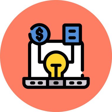 vektör dolar simgesi, vektör illüstrasyonu