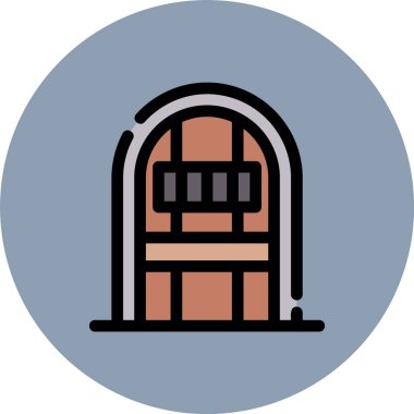 Yapı simgesinin vektör illüstrasyonu