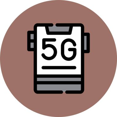 mobil g simgesi çizimi