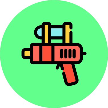 Silah simgesinin vektör illüstrasyonu