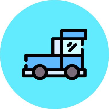 vektör kamyonu resimleme